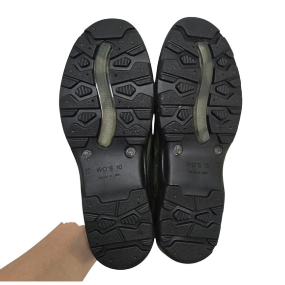 Sloggers Womens Rubber Clogs Size 10‎ Floral Green Cushioned Insoles Made USA - Picture 10 of 10